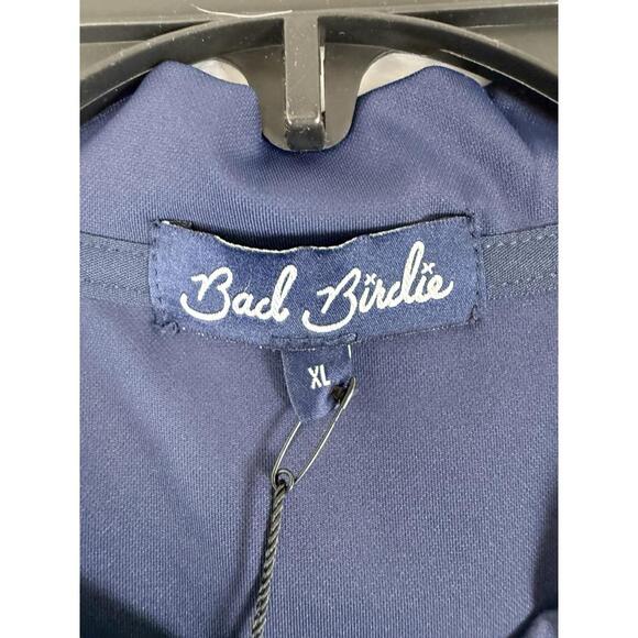 Bad Birdie Polo Womens XL Golf Sleeveless Navy Blue New NWT - Picture 2 of 6